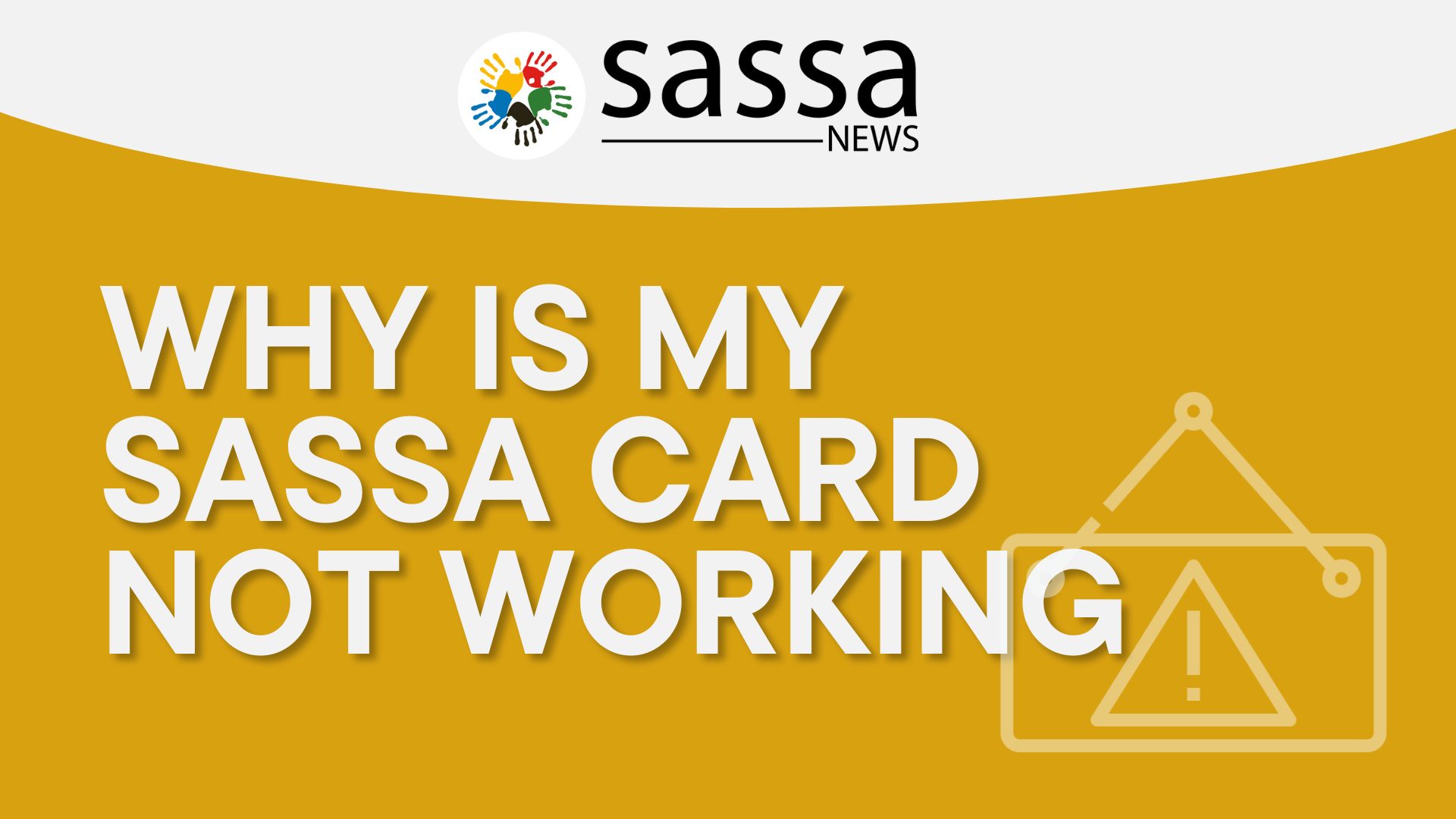 Why Is My Sassa Card Not Working