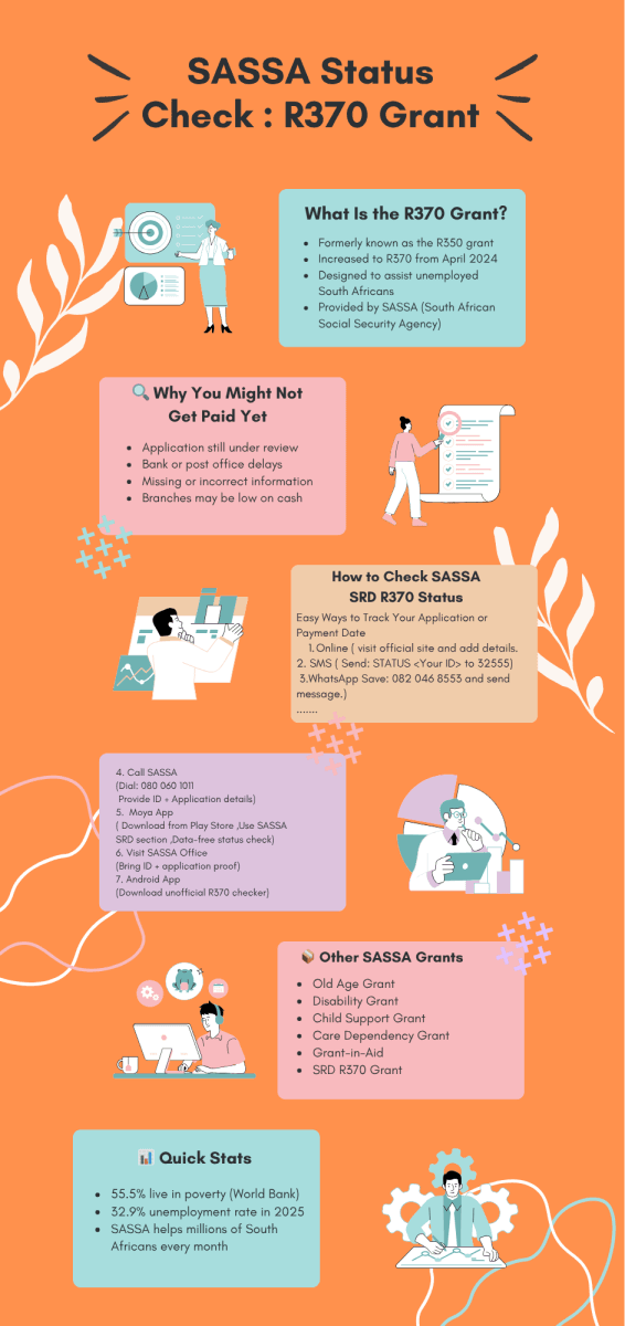 Infographic: SASSA Status Check 2025